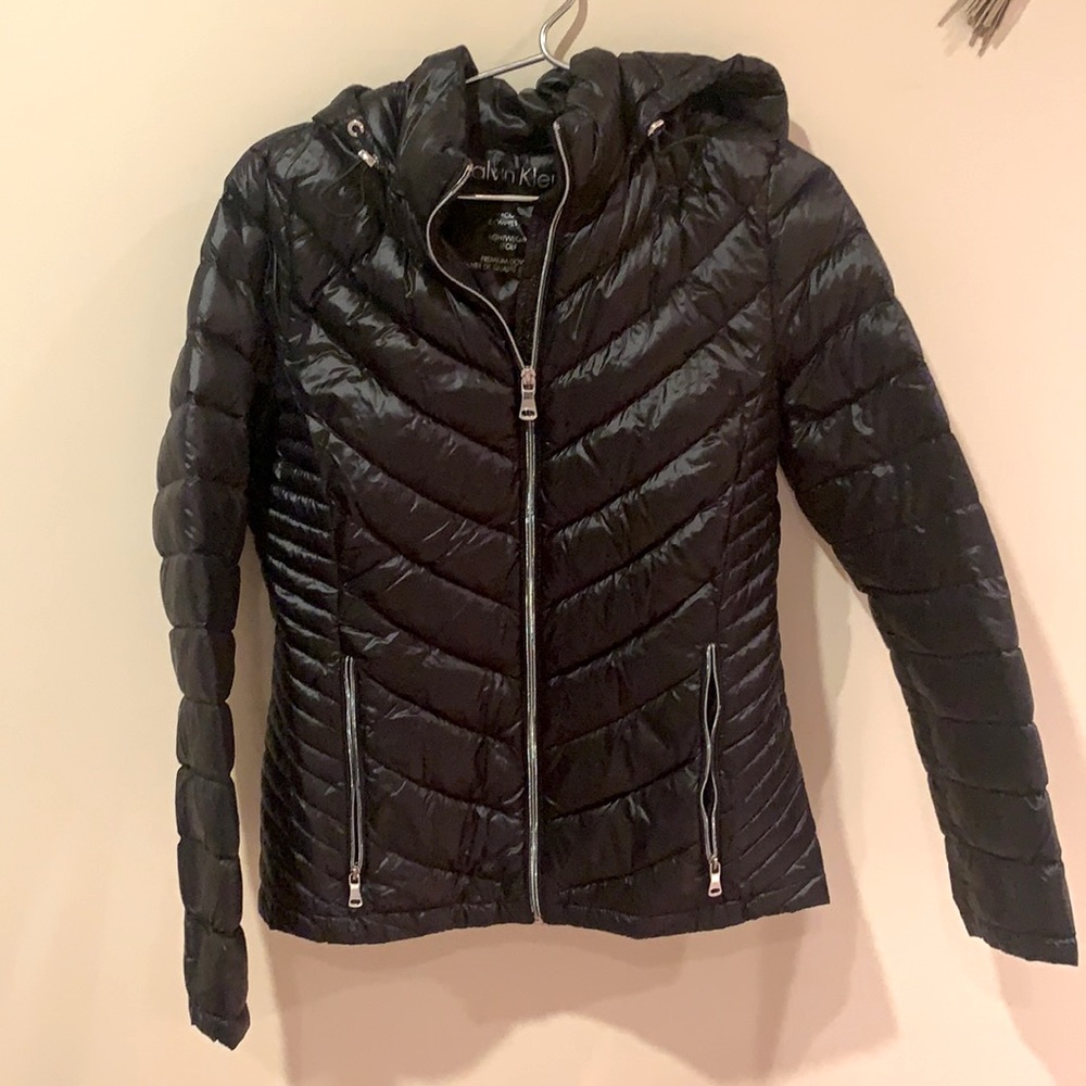 Black Slim-fit Calvin Klein jacket